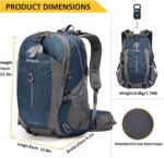 Hiking Backpack 40L Waterproof Lightweight Hiking Daypack - Image 3