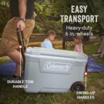 Coleman 316 Series Insulated Portable Cooler with Heavy Duty Wheels - Image 3