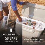 Coleman 316 Series Insulated Portable Cooler with Heavy Duty Wheels - Image 4