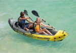 Explorer K2 Kayak, 2-Person Inflatable Kayak Set with Aluminum Oars - Image 2