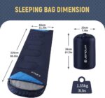 Sleeping Bags for Adults Backpacking Lightweight Waterproof - Image 2