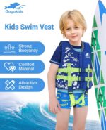 Kids Swim Vest Life Jacket - Boys Girls Float Swimsuit Buoyancy Swimwear - Image 2
