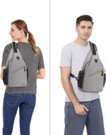 Multipurpose Crossbody Shoulder Bag Travel Hiking Daypack - Image 4