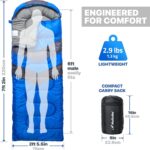 MalloMe Sleeping Bags for Adults Cold Weather & Warm - Image 2