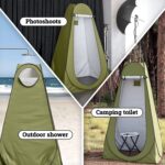 Pop Up Privacy Tent Instant Portable Outdoor Shower Tent - Image 3