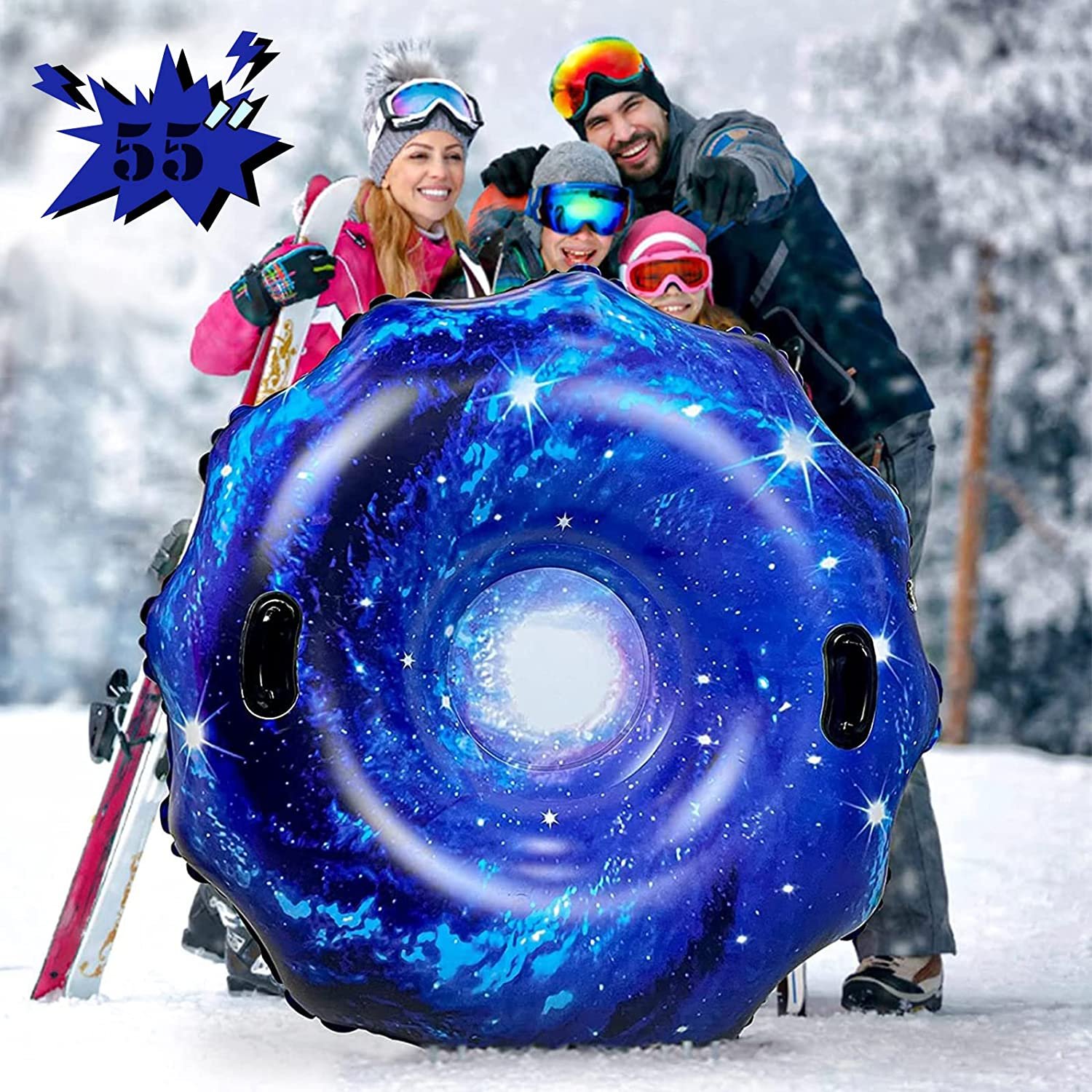 TOSKIESGO1.jpg Snow Tube Sled for Kids and Adults - Image 1